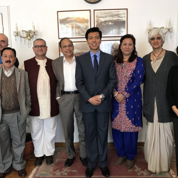 2017-04-01 Meeting with Mr. Lok Bahadur Thapa, New Ambassador of Nepal